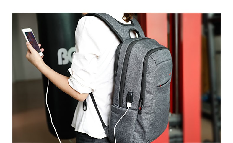 กระเป๋าโน๊ตบุ๊ค กระเป๋าเป้ TIGERNU รุ่น T-B3090A USB