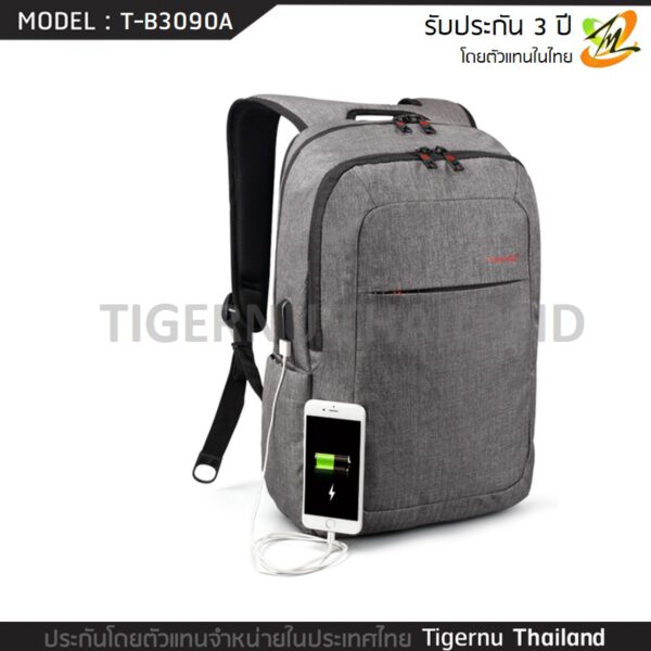 สินค้าหมด กระเป๋าโน๊ตบุ๊ค กระเป๋าเป้ TIGERNU 14นิ้ว รุ่น T-B3090A USB