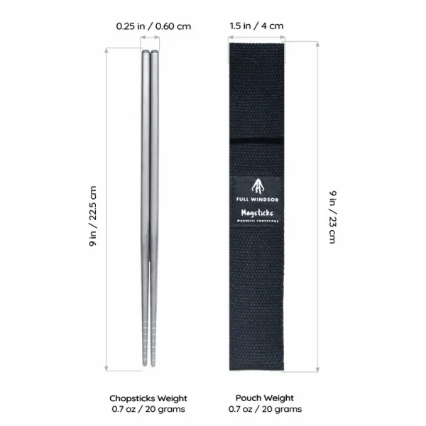 FULL WINDSOR - Magsticks Titanium Magnetic Chopsticks