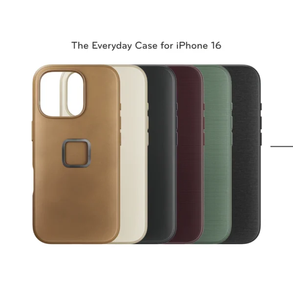 PEAK DESIGN - Everyday Case iPhone 16 (Clarino Leather)
